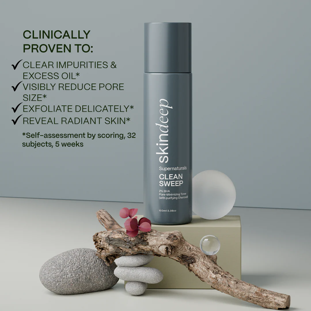 CLEAN SWEEP - 2% BHA Pore-Minimizing Toner (w/ purifying Charcoal) - Image 4